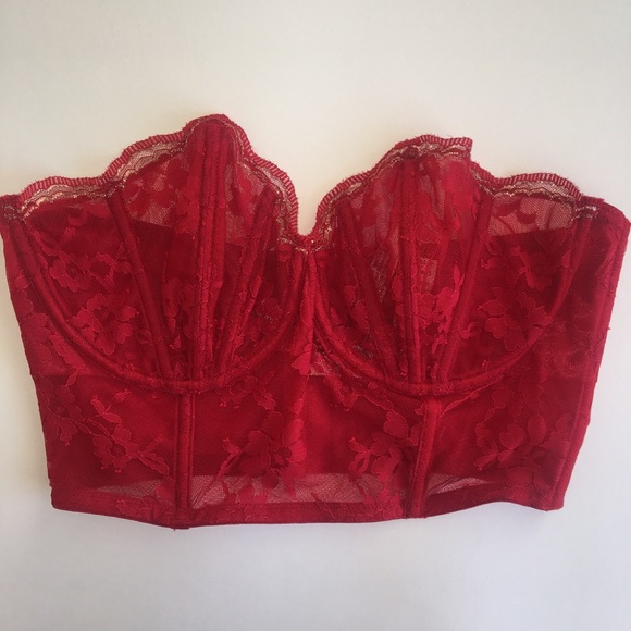 NWT Victoria’s Secret Dream Angels strapless red - Picture 6 of 9